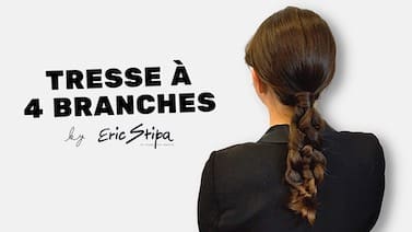 Coupe de cheveux tresse à 4 branches par Eric Stipa sur la plateforme spécialisée des coiffeurs HairPrime