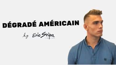 Coupe de cheveux dégradé américain par Eric Stipa sur la plateforme spécialisée des coiffeurs HairPrime
