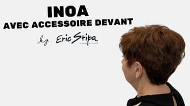 Coupe de cheveux inoa avec accessoire devant par Eric Stipa sur la plateforme spécialisée des coiffeurs HairPrime